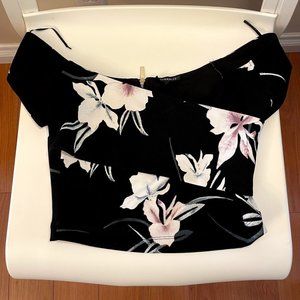 Dynamite Off the Shoulder Top Floral